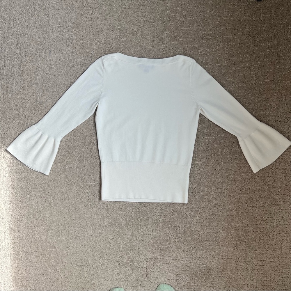 Ann Taylor Boatneck Bell Sleeve Sweater - Picture 8 of 13